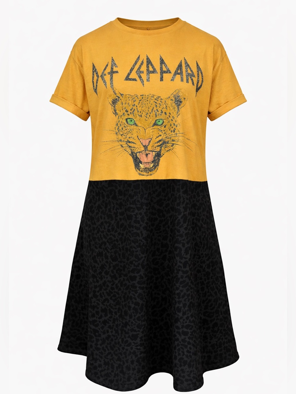 Def Leppard Edition Band tee to midi! Rad dress. Pockets 🎸The Remix Collection 🥁